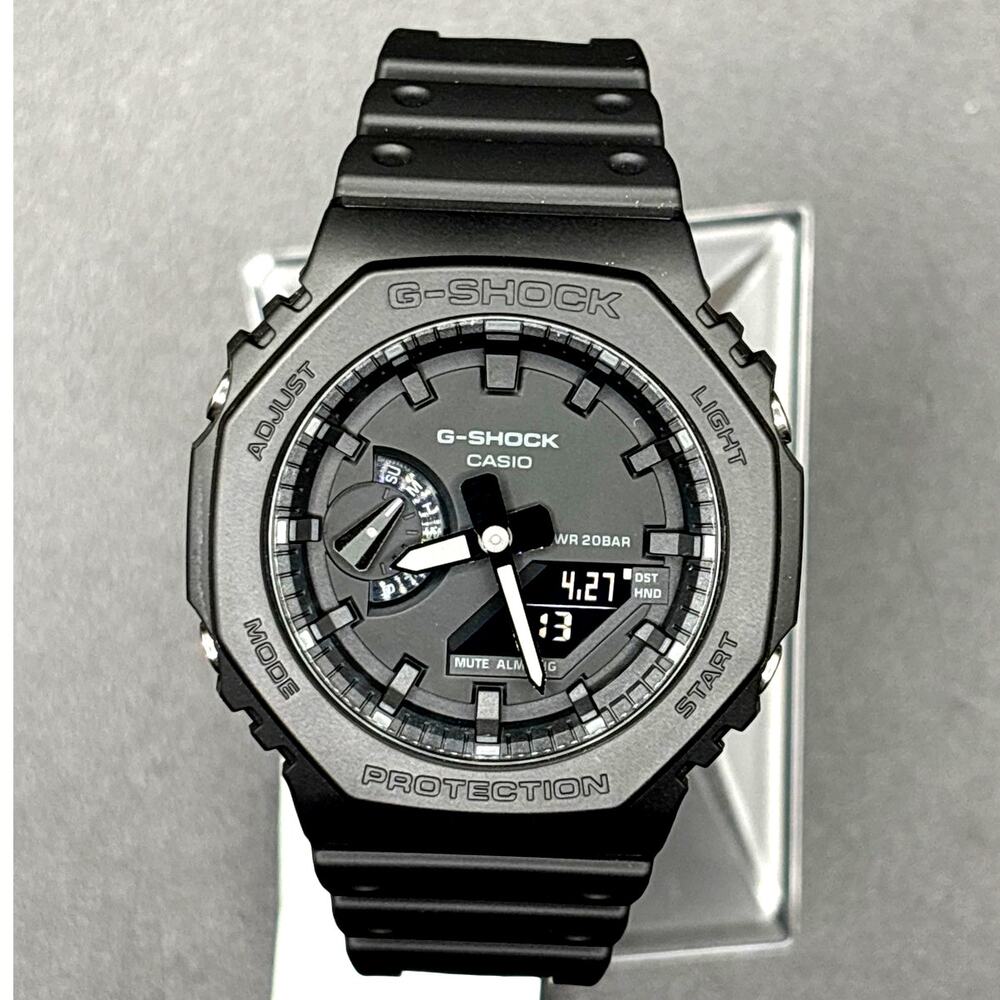 Casio G-Shock GA2100-1A1 Monochrome Black Carbon Core Analog Digital Men’s Watch